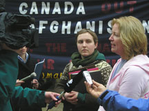 Lisa Barrett, Councilor & Former Mayor of Bowen Island Municipality and Code Pink Women for Peace Local Organizer